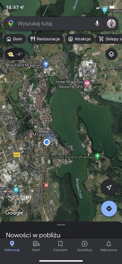 Apartament Czos Mrągowo Kültér fotó