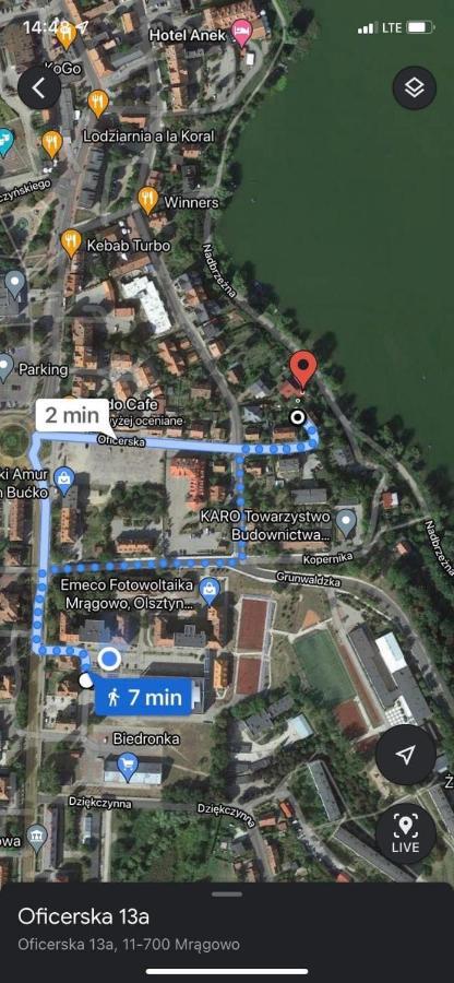 Apartament Czos Mrągowo Kültér fotó
