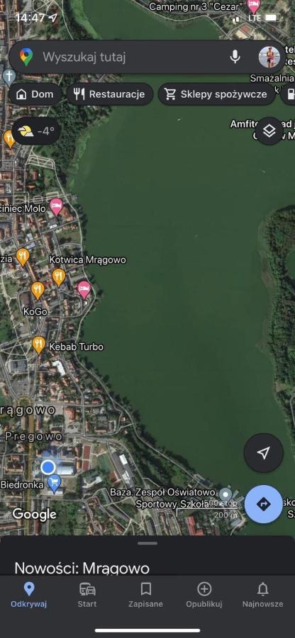 Apartament Czos Mrągowo Kültér fotó